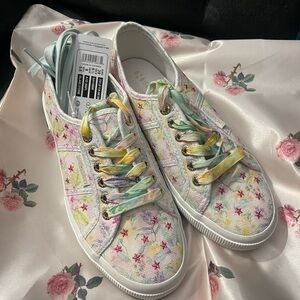 Love Shack Fancy Superga Multicolor Floral Sneakers